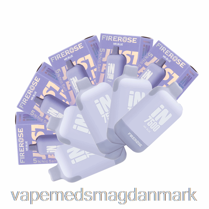 Vape Væske [5-pack] Firerose In7500 Engangs